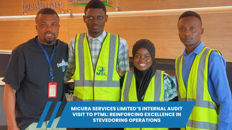 Internal Audit Visit to PTML: Reinforcing Excellence in Stevedoring Operations