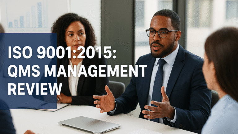 ISO 9001:2015 QMS Basics You Need to Know – MSL Management Review